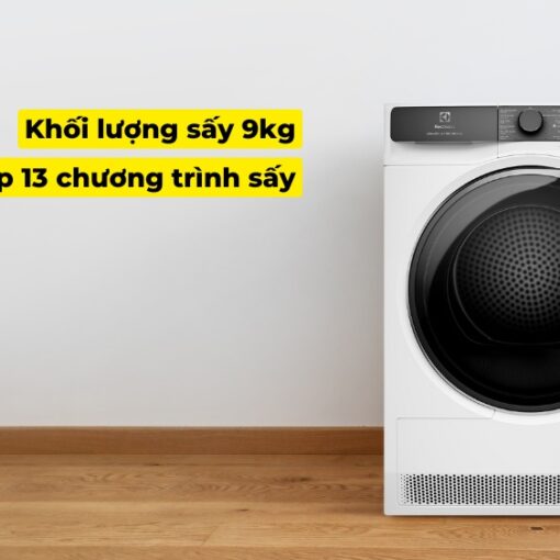 Máy Sấy Bơm Nhiệt Electrolux 9Kg EDH903R7WC