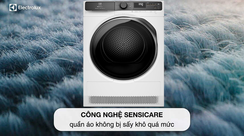 Máy Sấy Bơm Nhiệt Electrolux 9Kg EDH903R7WC