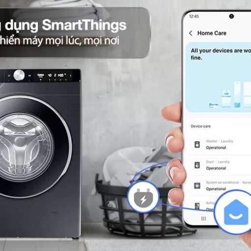 Máy giặt Samsung AI Inverter 10 kg WW10DG6U34LBSV