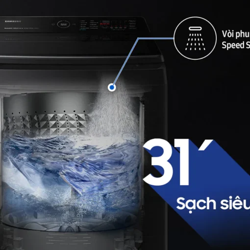 Máy giặt Samsung Inverter 13 kg WA80F13S5BSV Máy giặt Samsung Inverter 19 kg WA80F19B9BSV