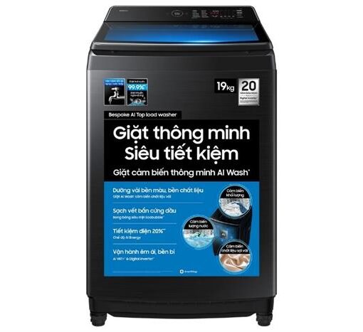 Máy giặt Samsung Inverter 19 kg WA80F19B9BSV