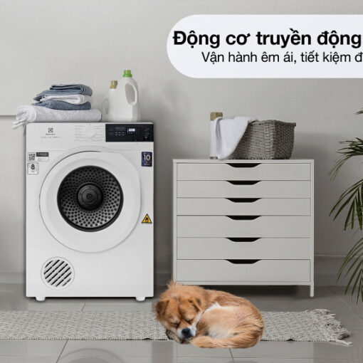 Máy sấy thông hơi Electrolux 8 kg EDV804H3WC