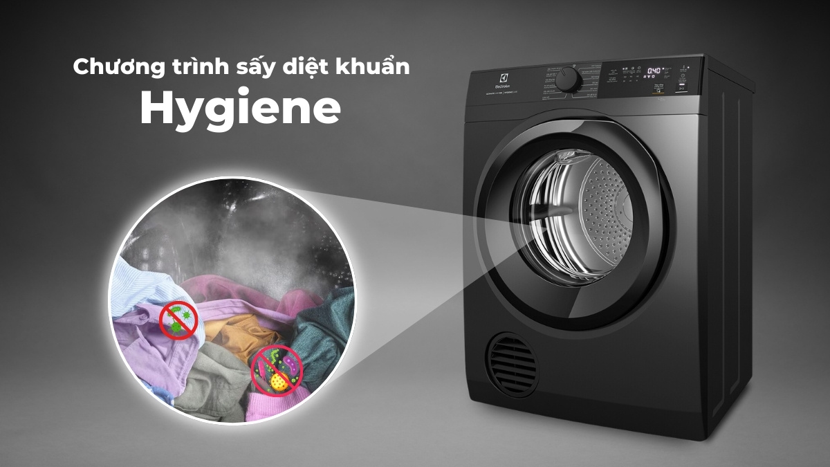 Máy sấy thông hơi Electrolux 9 kg EDS904N3SC 