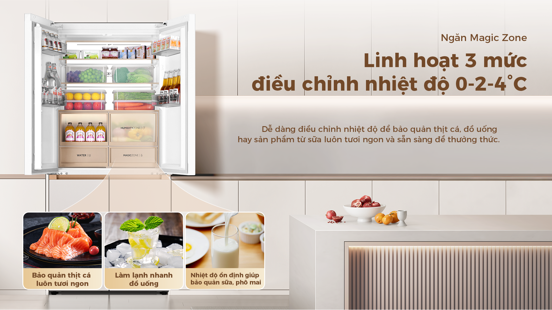 Tủ lạnh Aqua Inverter 508 lít AQR-MA580XA(GB)U1