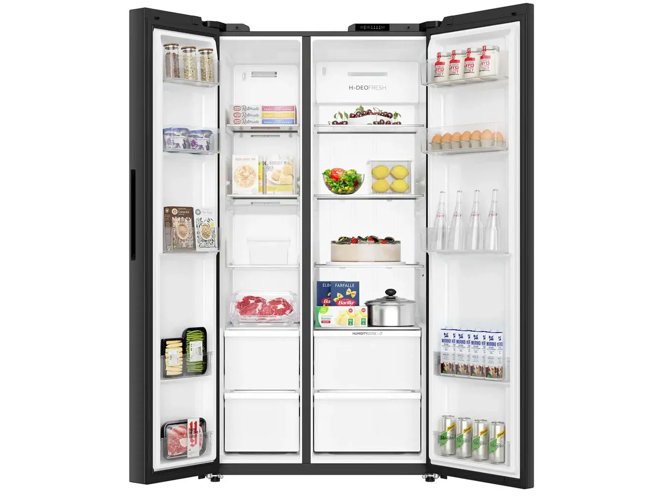 Tủ lạnh Aqua Inverter 569 lít AQR-S633XA(SL)