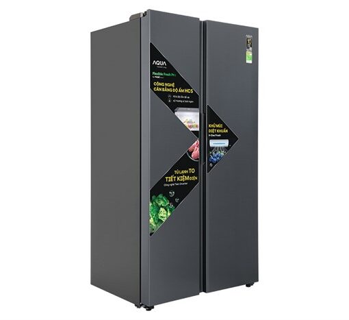 Tủ lạnh Aqua Inverter 646 lít AQR-S682XA(SLB)