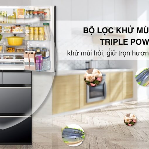 Tủ lạnh Hitachi Multi Door 617 lít R-HW620RV XK