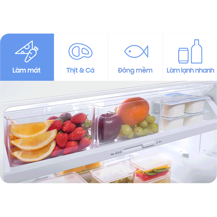 Tủ lạnh Samsung Inverter 406 Lít RT42CB6784C3SV