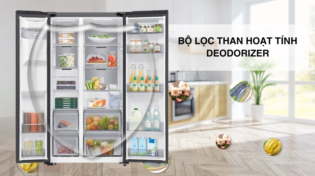 Tủ lạnh Samsung Inverter 635 lít RS70F65K2FSV