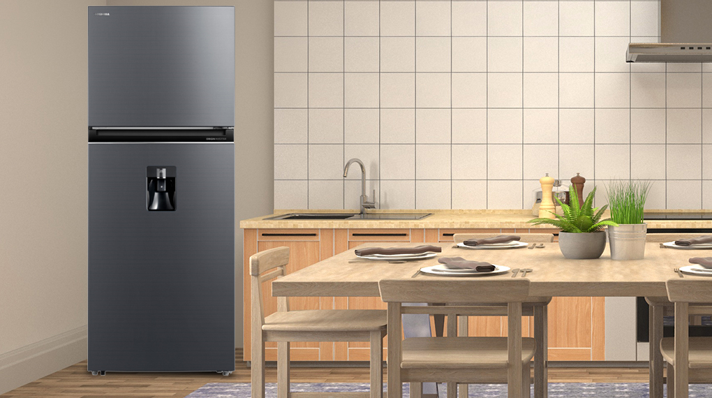 Tủ lạnh Toshiba inverter 409 lít GR-RT535WEA-PMV(06)-MG