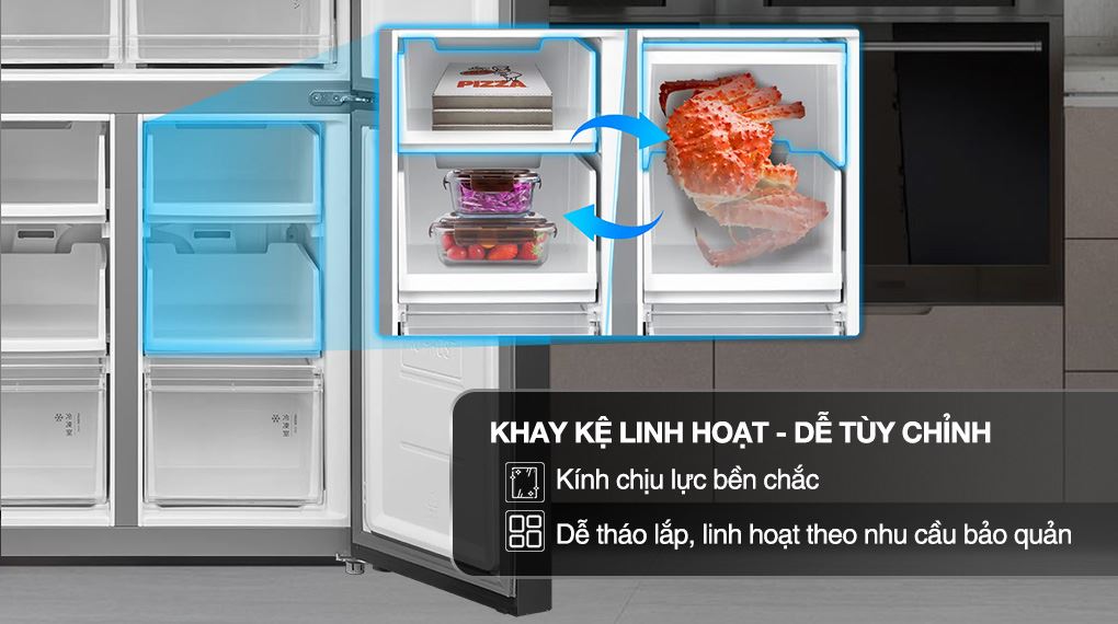 Tủ lạnh Toshiba inverter 471 lít GR-RF606WI-PMV(60)-AG