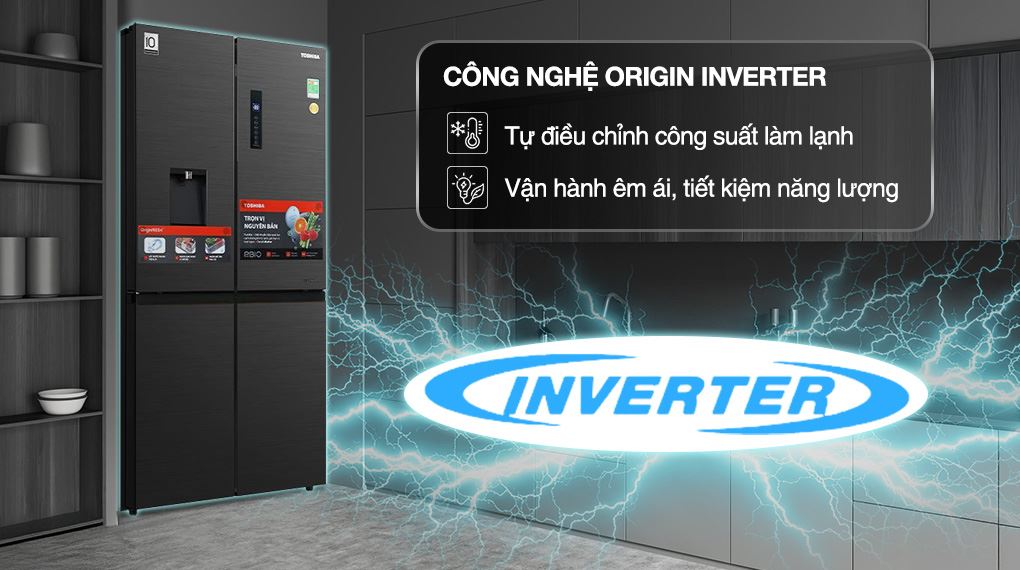 Tủ lạnh Toshiba inverter 471 lít GR-RF606WI-PMV(60)-AG