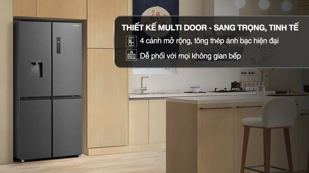 Tủ lạnh Toshiba inverter 471 lít GR-RF606WI-PMV(60)-AG