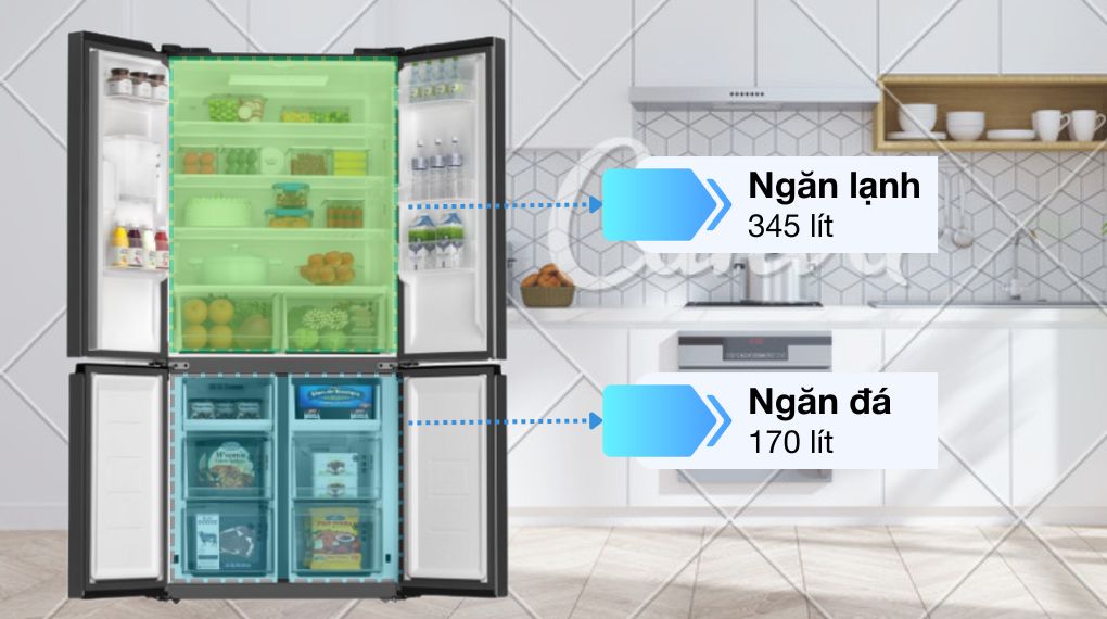 Tủ lạnh Toshiba inverter 515 lít GR-RF675WI-PMV(06)-MG