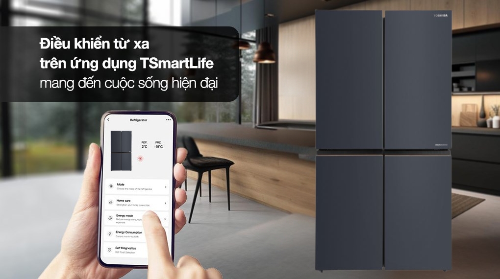 Tủ lạnh Toshiba inverter 711 lít GR-RF900WI-PMV(06)-MG