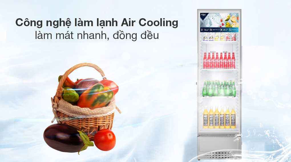 Tủ mát Aqua 1 cánh 420 lít AQS-AF520H 