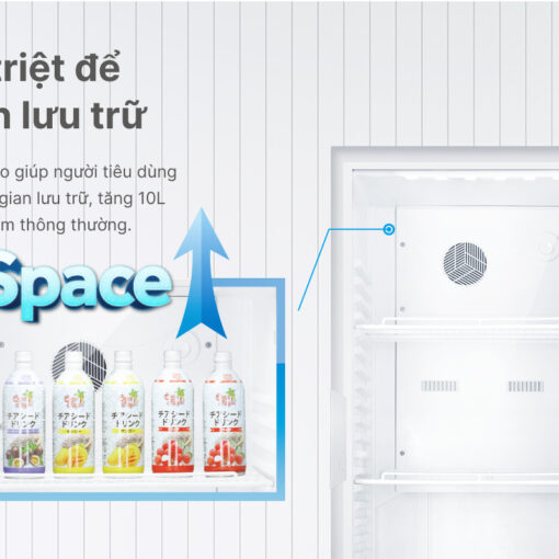 Tủ mát Aqua 320lít AQS-AF440N