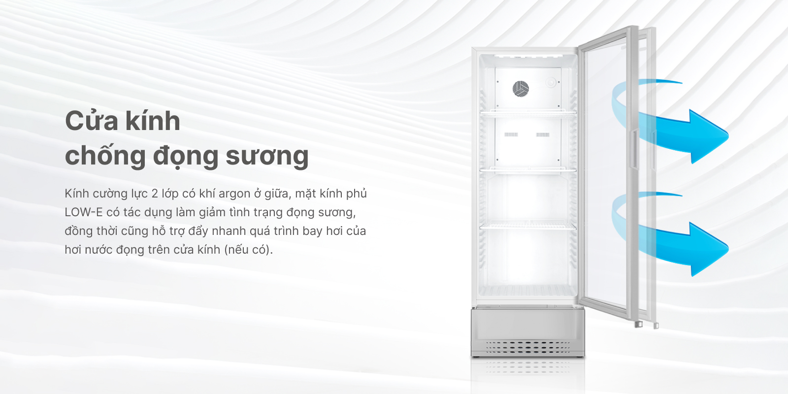 Tủ mát Aqua 320lít AQS-AF440N