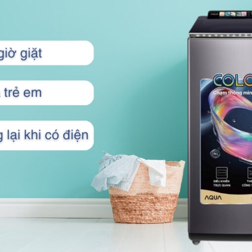 Máy giặt Aqua Inverter 12 kg AWM12-BSR1K(BU) Máy giặt Aqua Inverter 12 kg AWM12-BSR1K(BU)