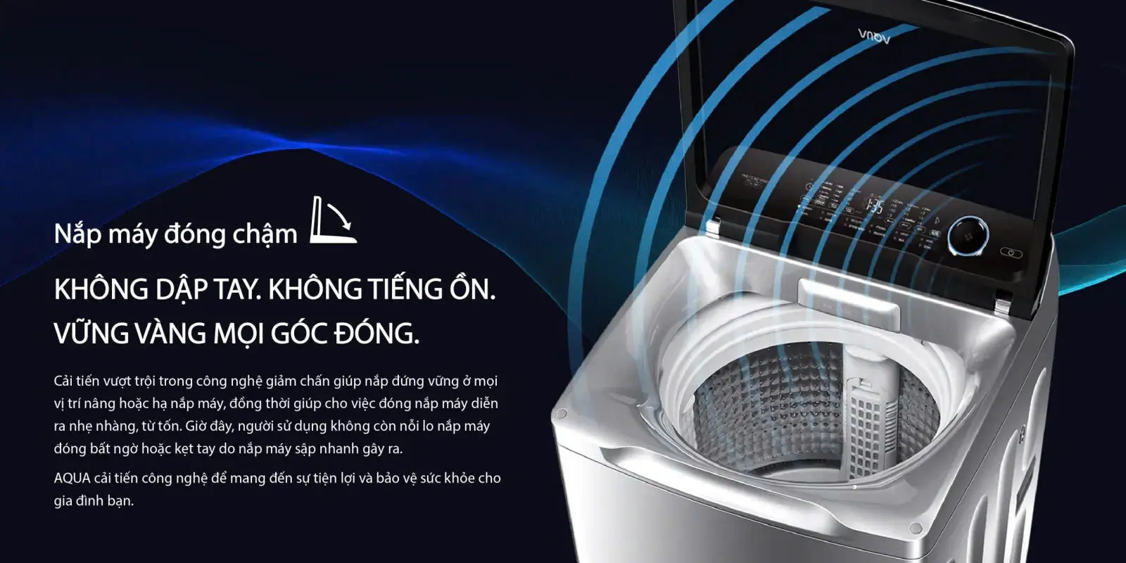 Máy giặt Aqua AI Inverter 14 kg AWM14-B2158LB Máy giặt Aqua AI Inverter 14 kg AWM14-B2158LB