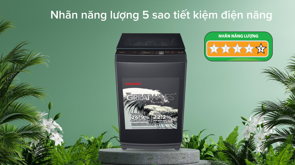Máy giặt lồng đứng Toshiba 10 kg AW-M1100JV(MK)
