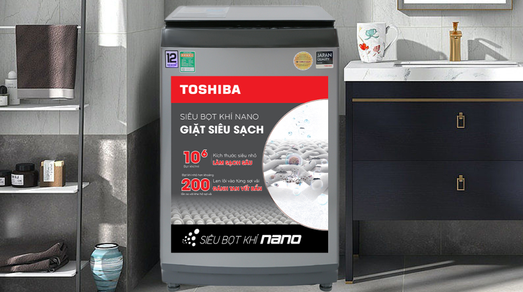 Máy giặt lồng đứng Toshiba 12 kg AW-DUK1300KV(SG)