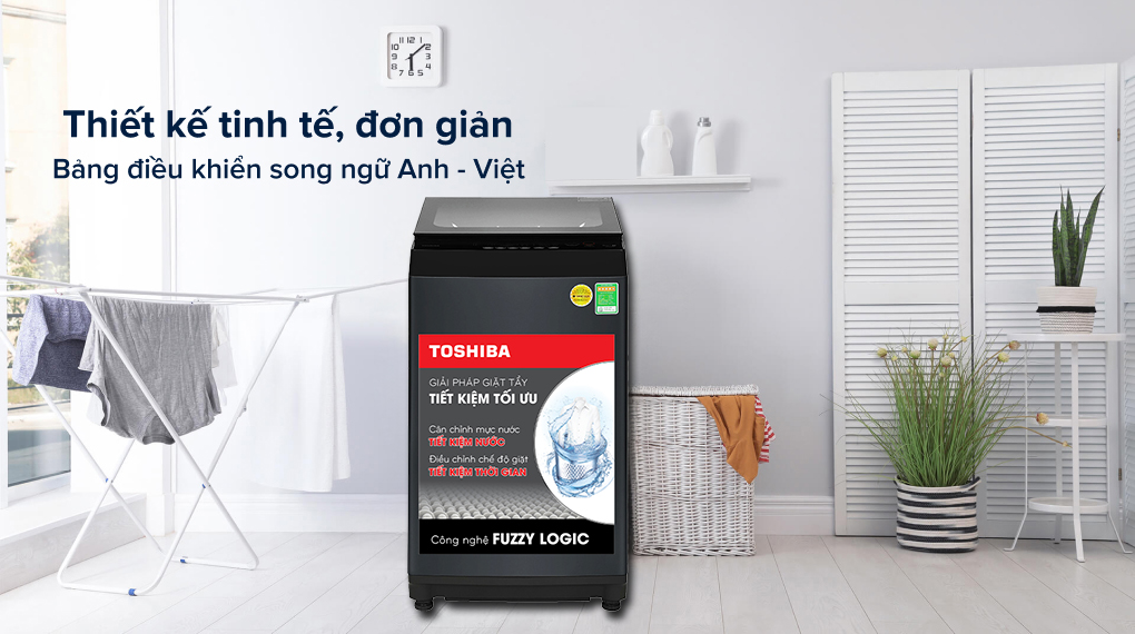 Máy giặt lồng đứng Toshiba 8 kg AW-M905BV(MK)