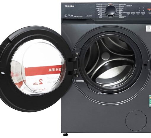 Máy giặt sấy Toshiba giặt 10.5 kg - sấy 7 kg TWD-T21BU115UWV(MG)