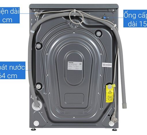 Máy giặt sấy Toshiba giặt 10.5 kg - sấy 7 kg TWD-T25BZU115MWV(MG)