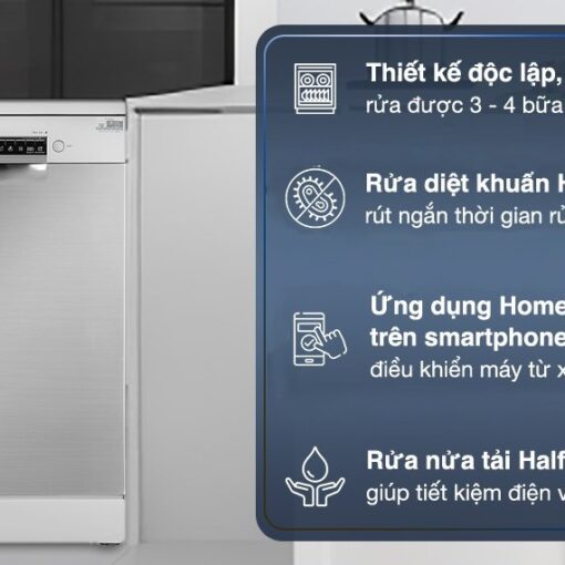 Máy rửa bát độc lập 14 bộ Bosch SMS4ECI01P -Seri 4