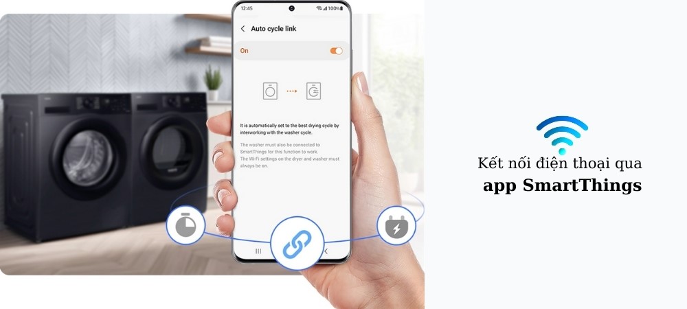 Máy sấy bơm nhiệt Samsung 10 Kg DV10BB9440GBSV