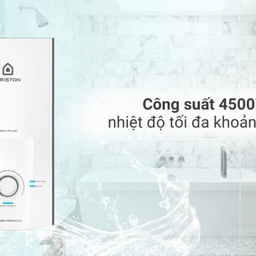 Máy tắm nóng Ariston Không Bơm Aures Premium 4.5