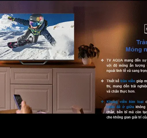 Tivi Aqua Google QLED 4K 43 inch AQT43S80EUX Tivi Aqua Google QLED 4K 43 inch AQT43S80EUX