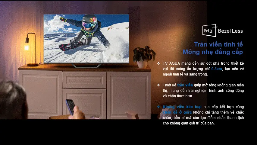 Tivi Aqua Google QLED 4K 43 inch AQT43S80EUX Tivi Aqua Google QLED 4K 43 inch AQT43S80EUX