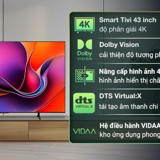 Tivi Hisense Smart 4K- 43 inch 43A6Q