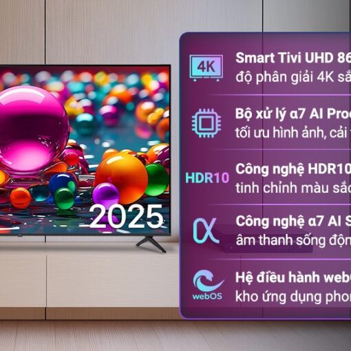 Tivi LG Smart AI 4K 86 inch 86UA8050PSA