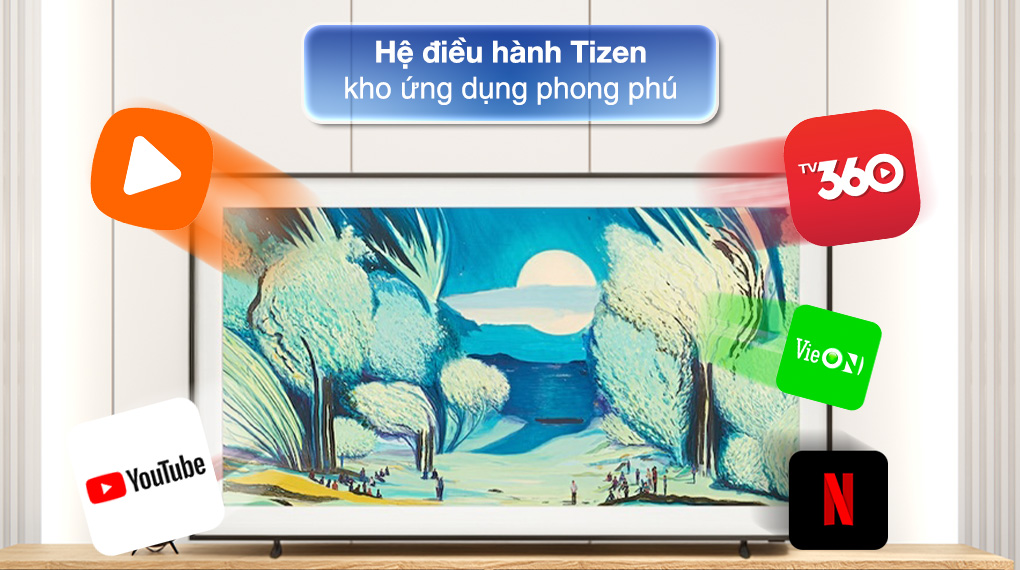 Tivi Samsung Smart QLED 4K 55 inch 55LS03FA