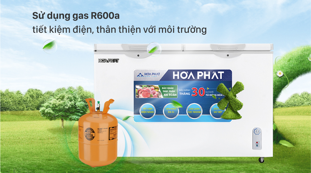 Tủ đông Hòa Phát 352 lít HCF-666S1Đ2