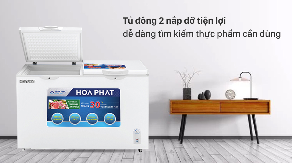 Tủ đông Hòa Phát 352 lít HCF-666S1Đ2