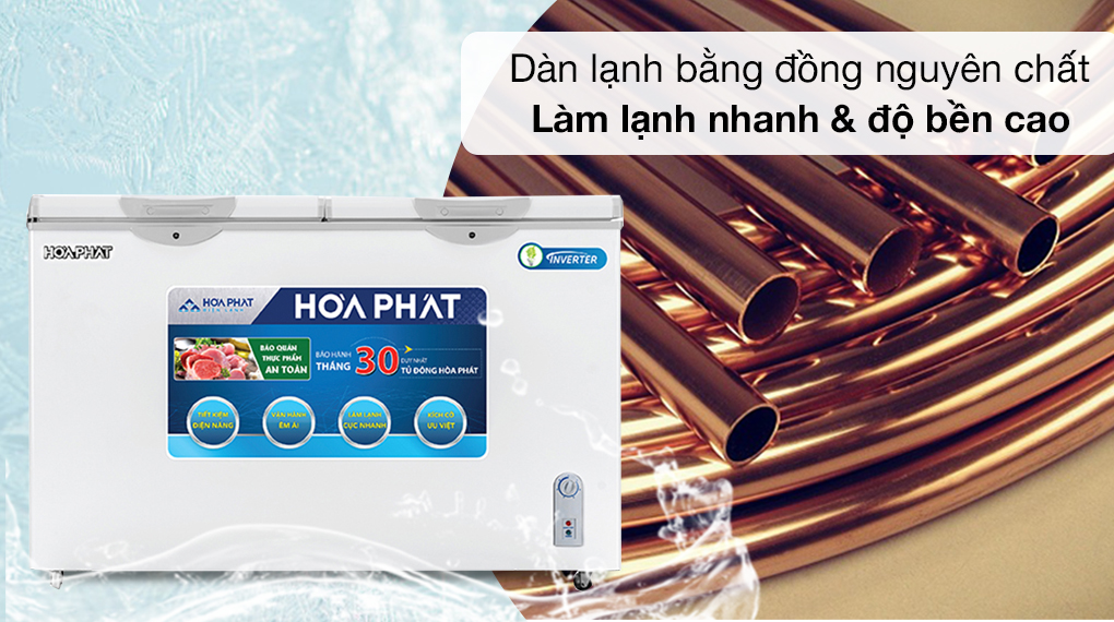 Tủ đông Hòa Phát Inverter 352 lít HCFI-666S11