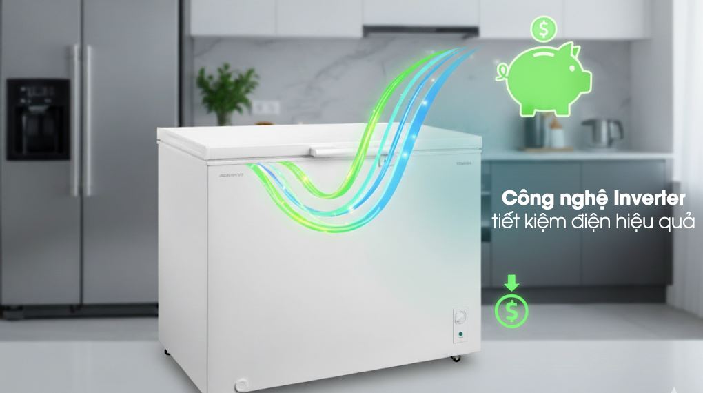 Tủ đông Toshiba Inverter 293 lít GR-RC390CM-PMV(01)