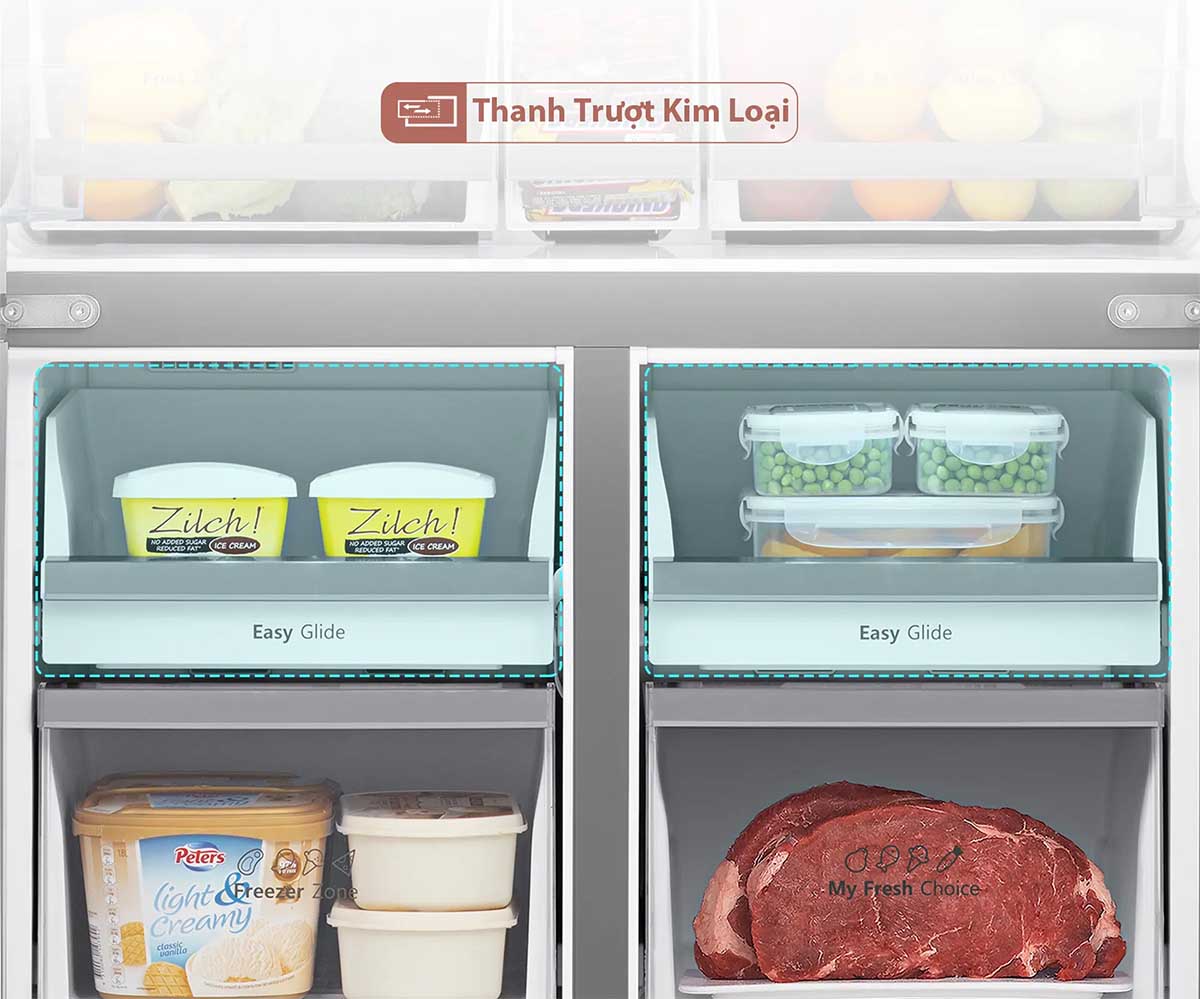 Tủ lạnh Hisense Inverter 609 lít RQ768N4EW-KU