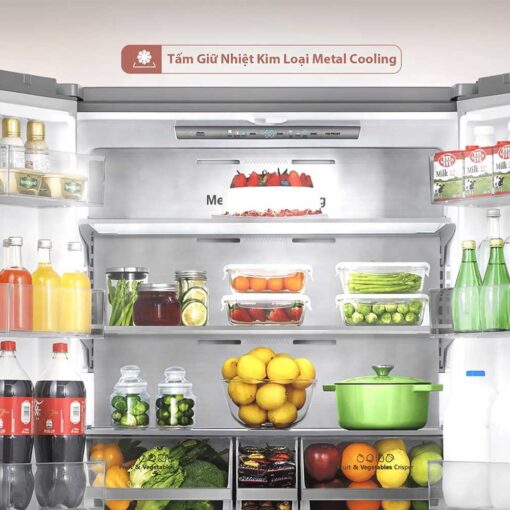 Tủ lạnh Hisense Inverter 609 lít RQ768N4EW-KU