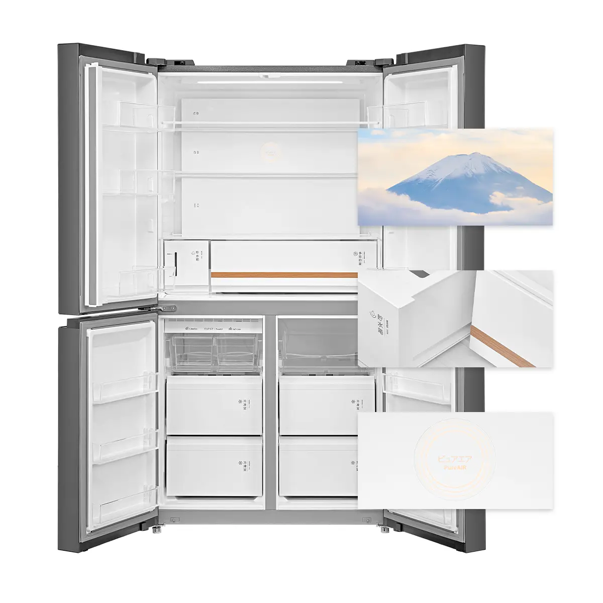 Tủ lạnh Toshiba Multi Door 711 lít GR-RF895WIA-PGV(22)