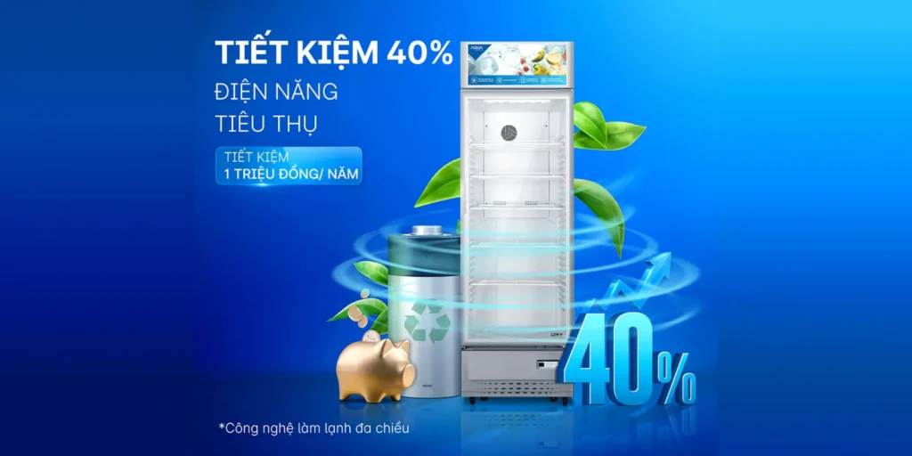 Tủ mát Aqua 280 lít AQS-AF400N