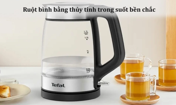 Bìn đun siêu tốc Tefal 1.7 lít KI605830