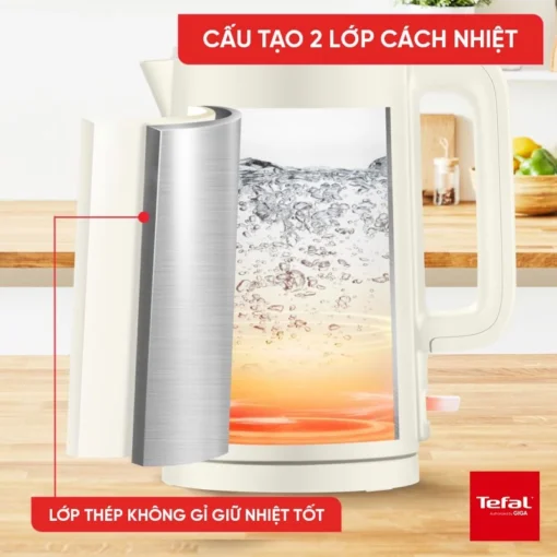 Bình đun siêu tốc Tefal 1.5 lít KO140AE0
