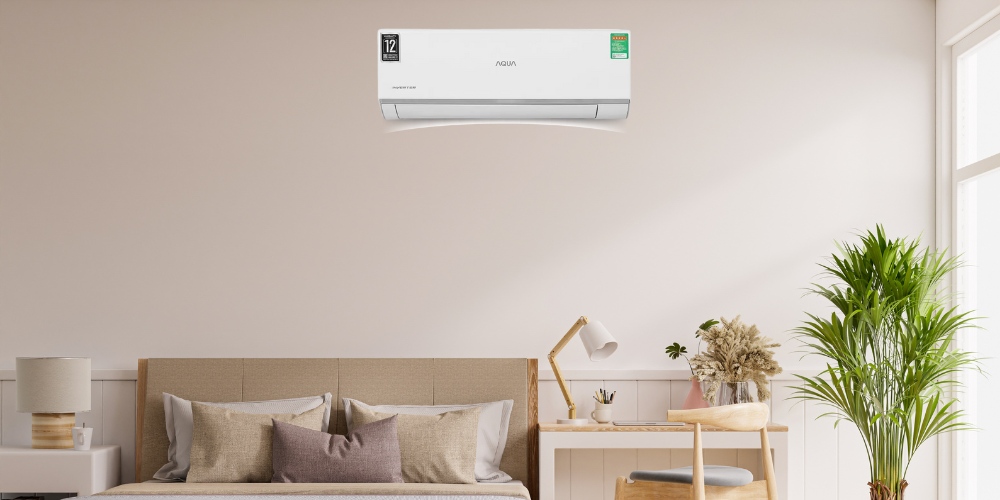 Máy Lạnh AQUA Inverter 1.0 Hp AQA-RUV10RB2
