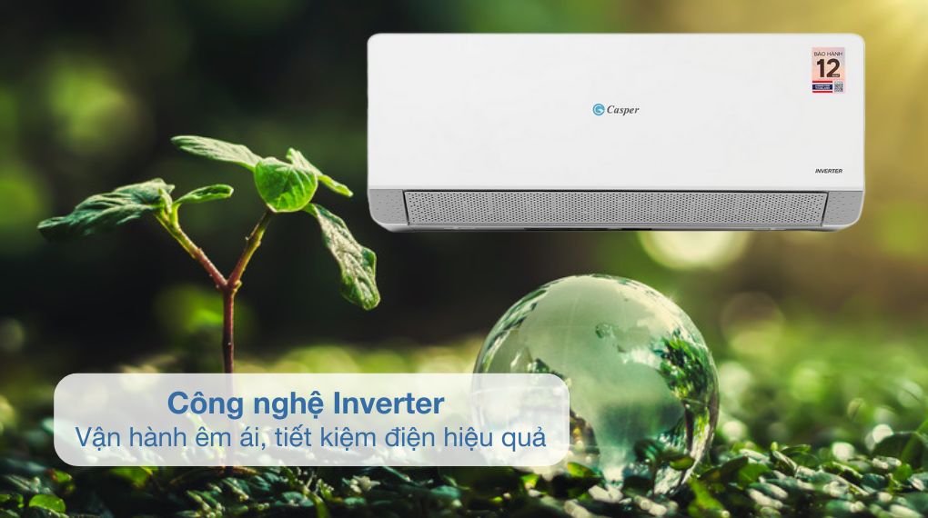 Máy Lạnh Casper inverter 1.5 HP QC-12IU36 Máy Lạnh Casper inverter 1.5 HP QC-12IU36