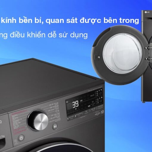 Máy giặt Sấy LG 12 kg Sấy 7kg Lồng Ngang FV1412H3BA
